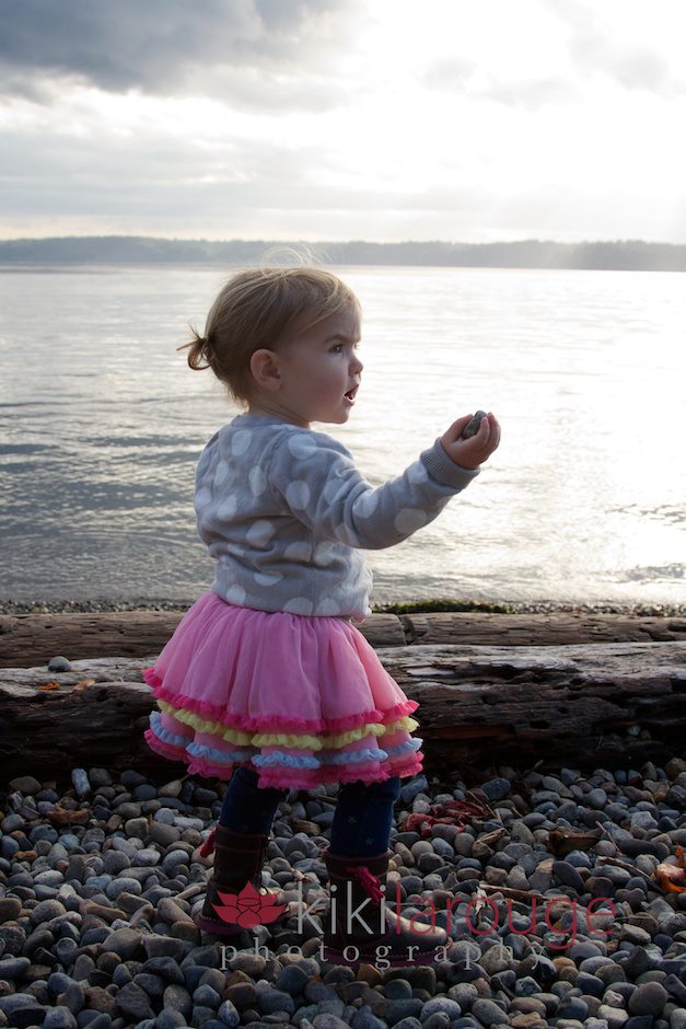 Little Girl on shoreline