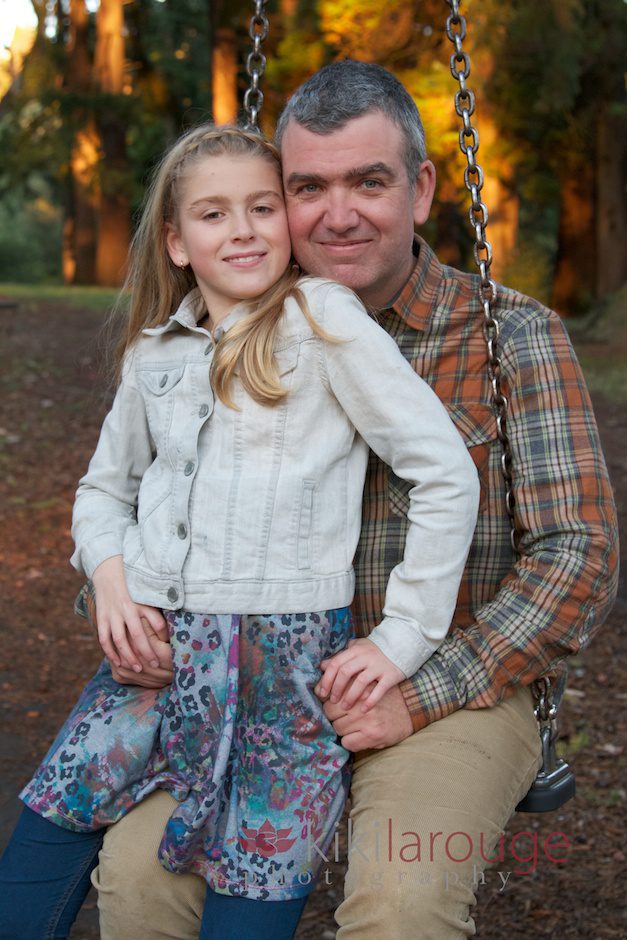 Father and daughter portrait