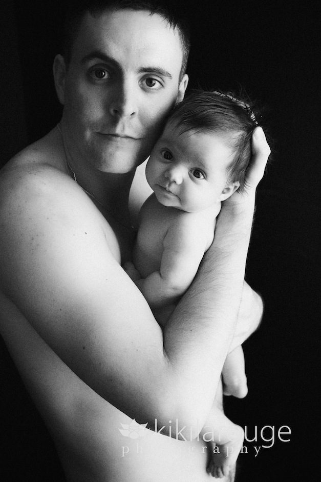 father and daughter portrait