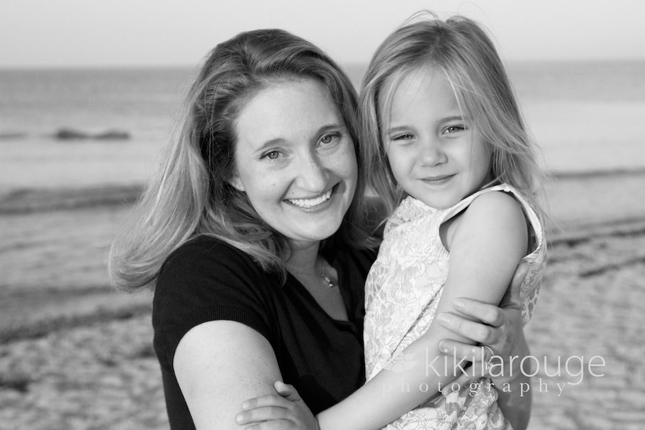 Mom and daughter portrait