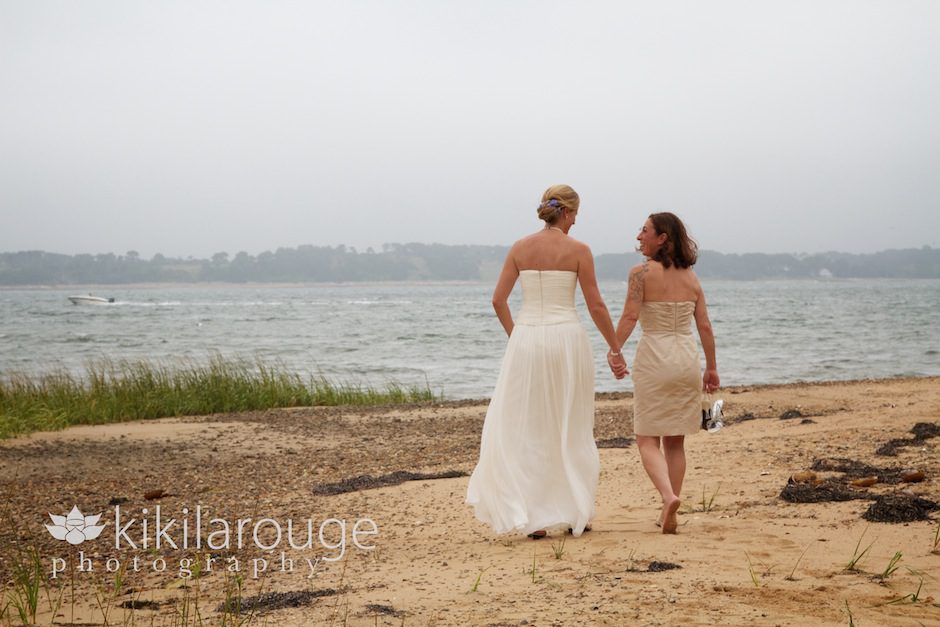 Beachside Wedding with Two Brides