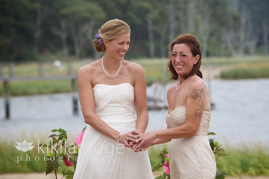Beachside Wedding with Two Brides
