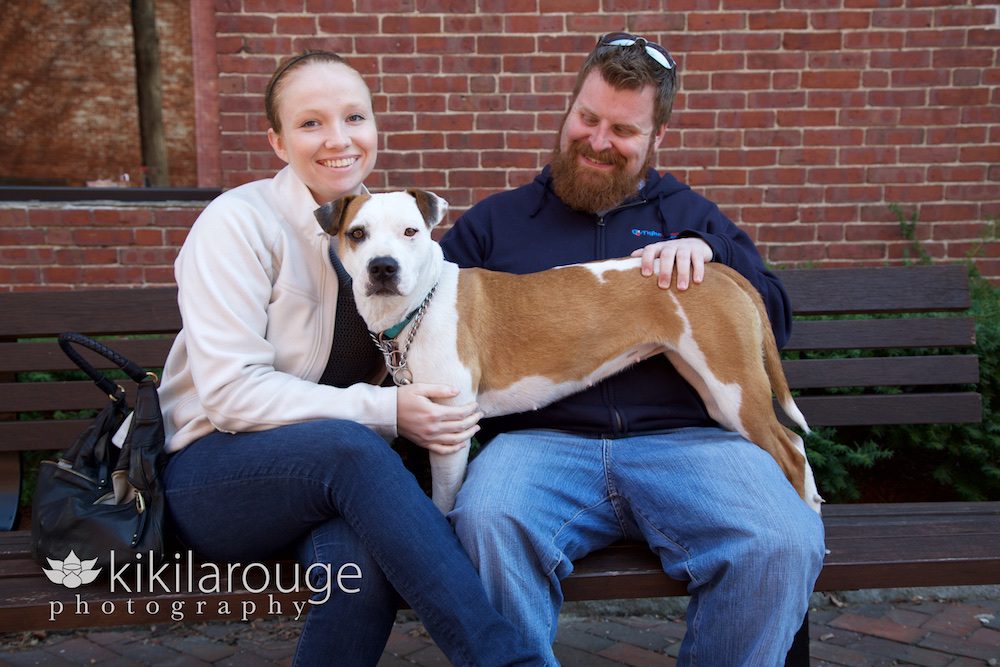 Rescue Dog with her new family