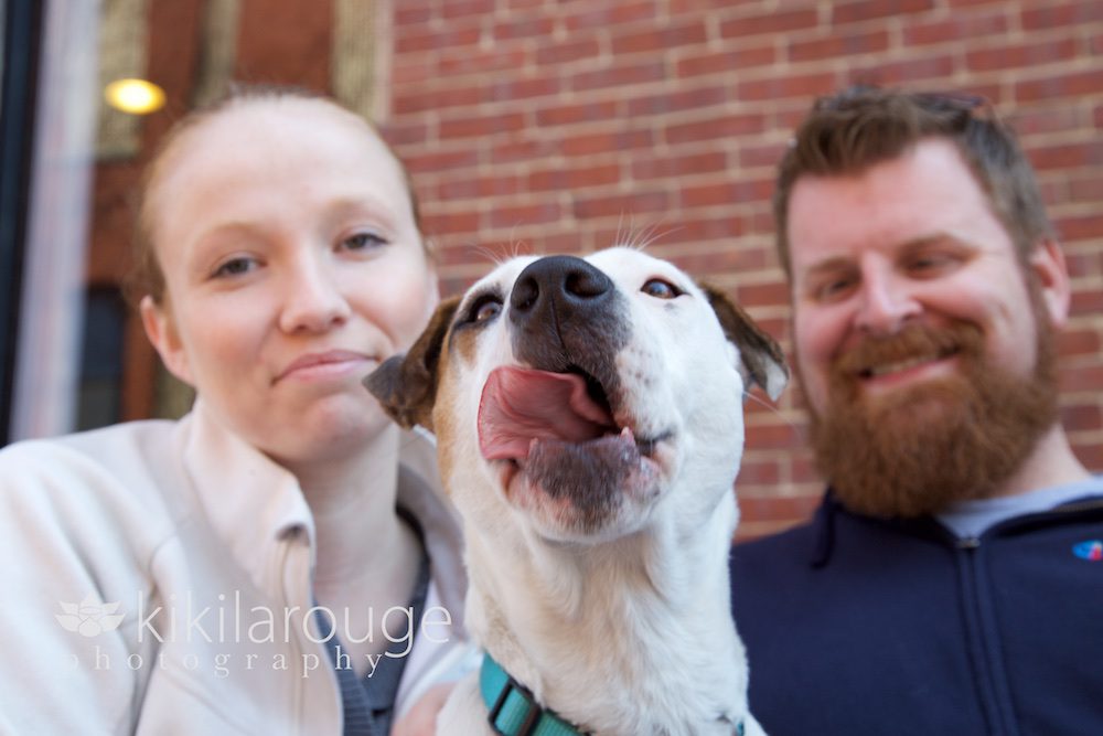 Rescue Dog with her new family