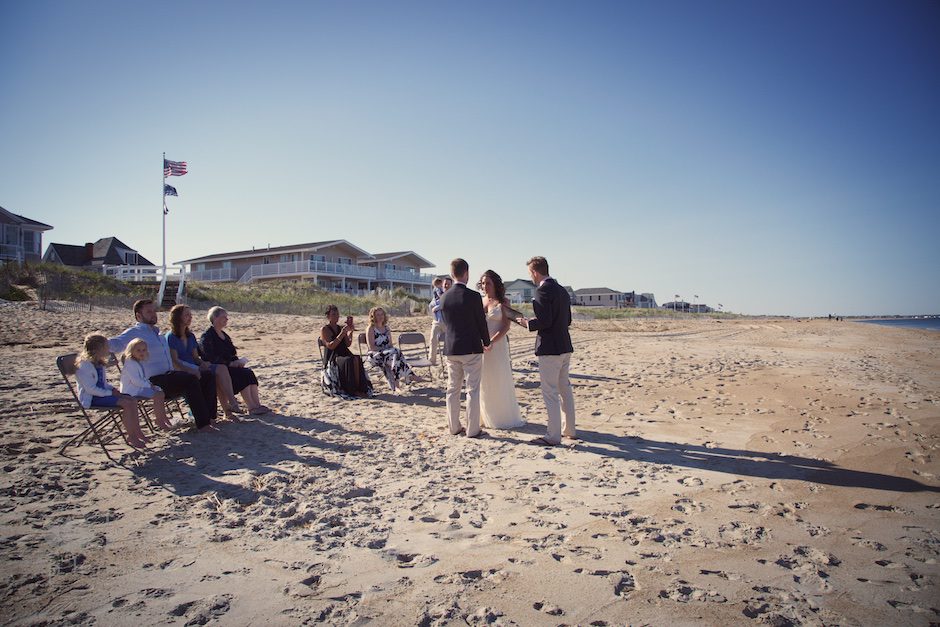 Bride and Groom at Salisbury Beach
