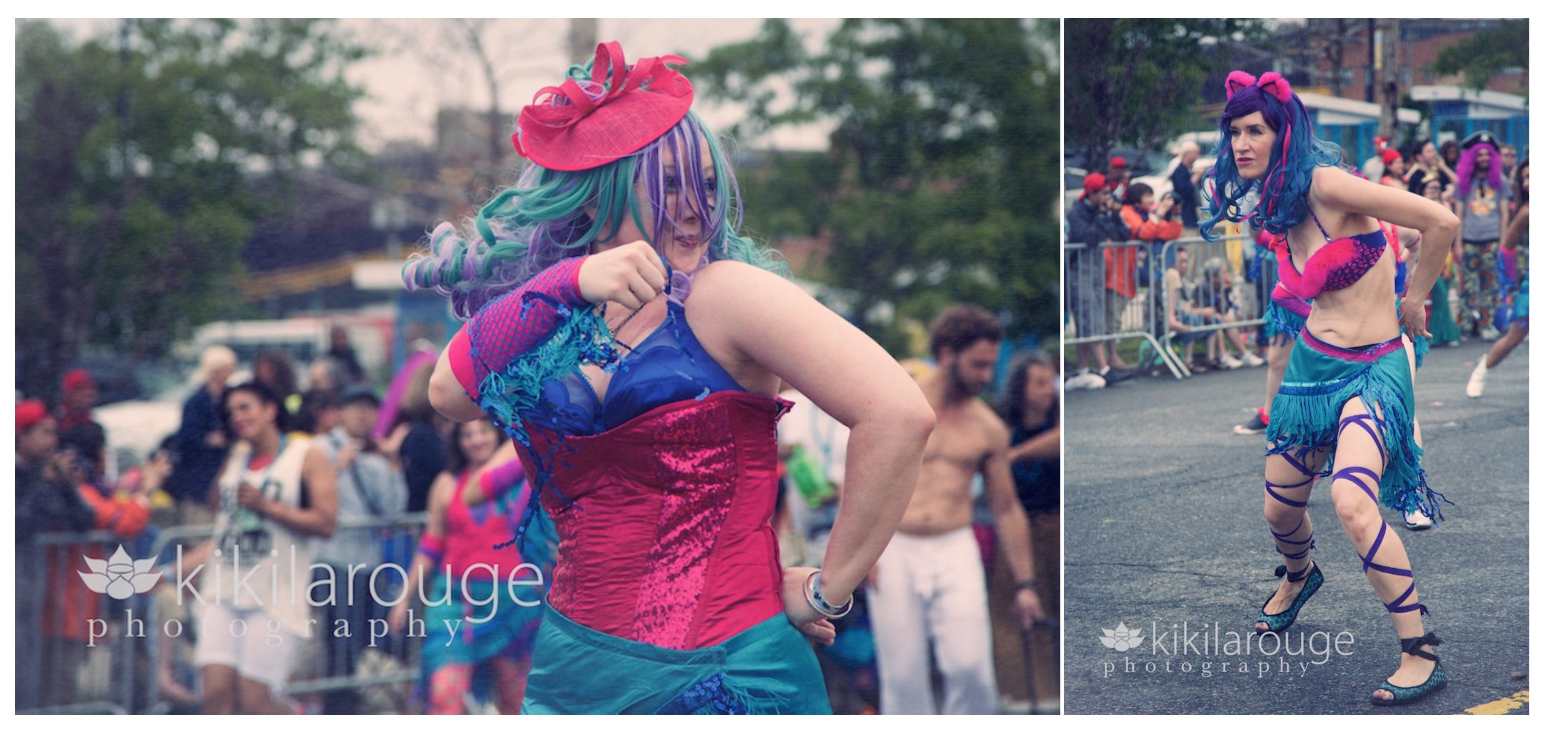 Dancers at the Mermaid Parade