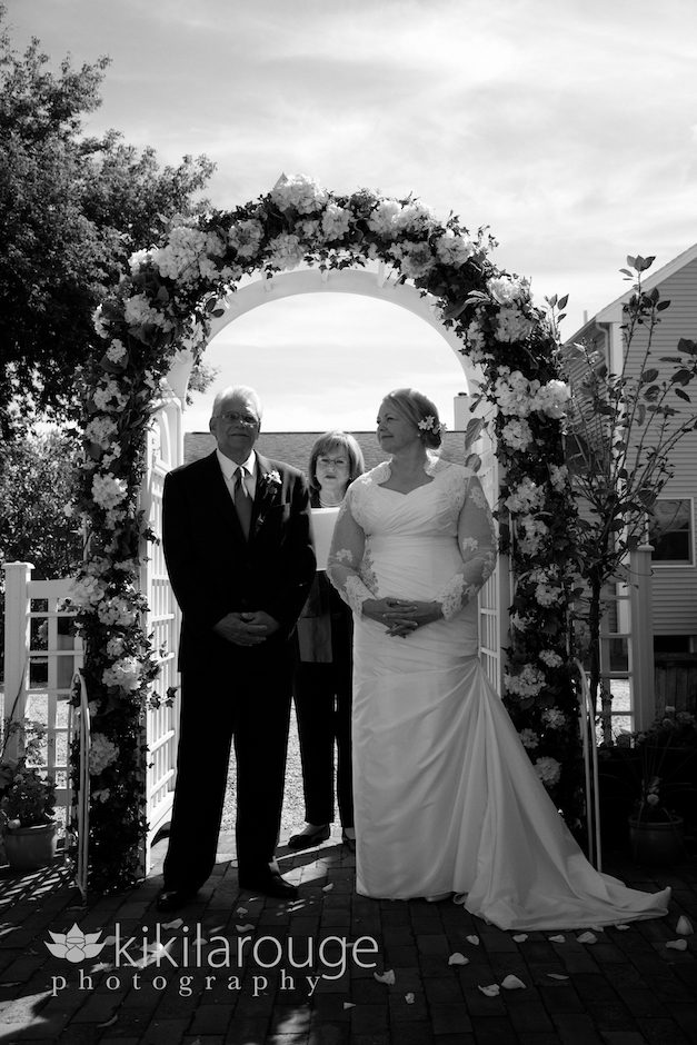 Bride and Groom under altar