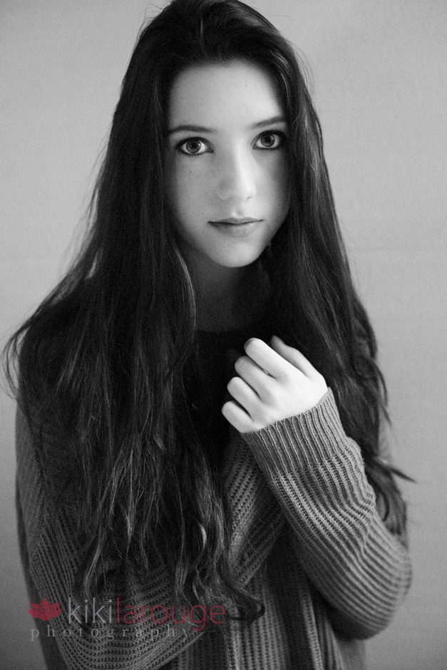 Portrait of Teenage girl in sweater