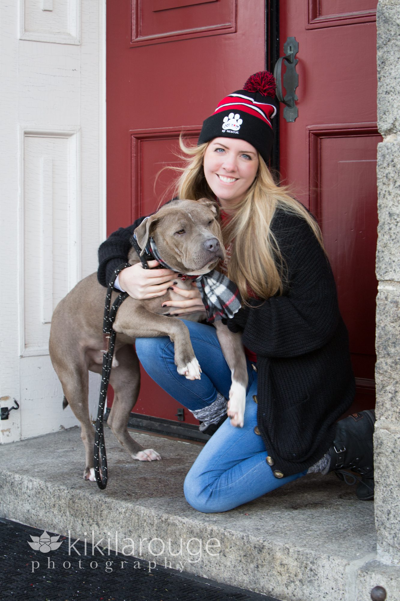 Dog Rescue Event in Portsmouth NH with Pit Bull