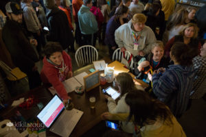 Dog Rescue table at Barewolf Brewery