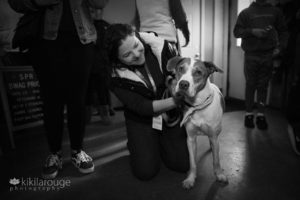 Foster Mom with her rescue dog
