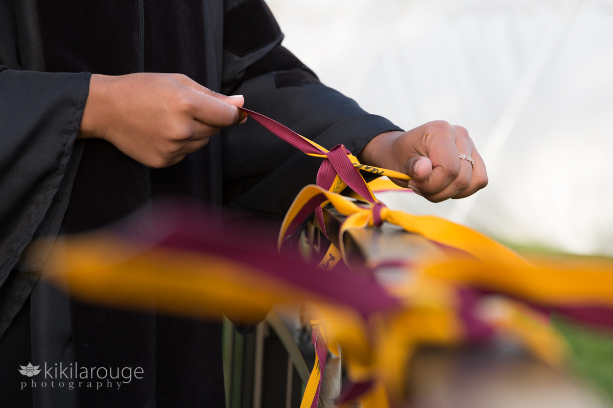 Tying college wishes at graduation