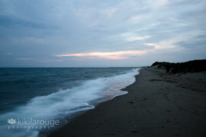 Waves crashing at sunset Herring Cove Ptown