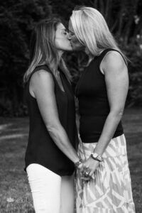 Cute couple kissing
